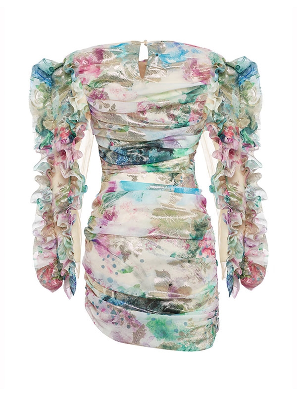 Lilas Lger Floral Dress